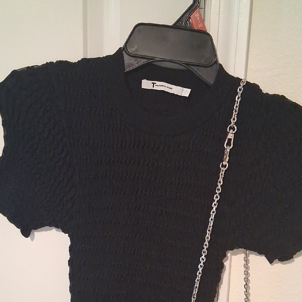 Alexander Wang Black Knit Top
